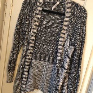 Black and white cardigan